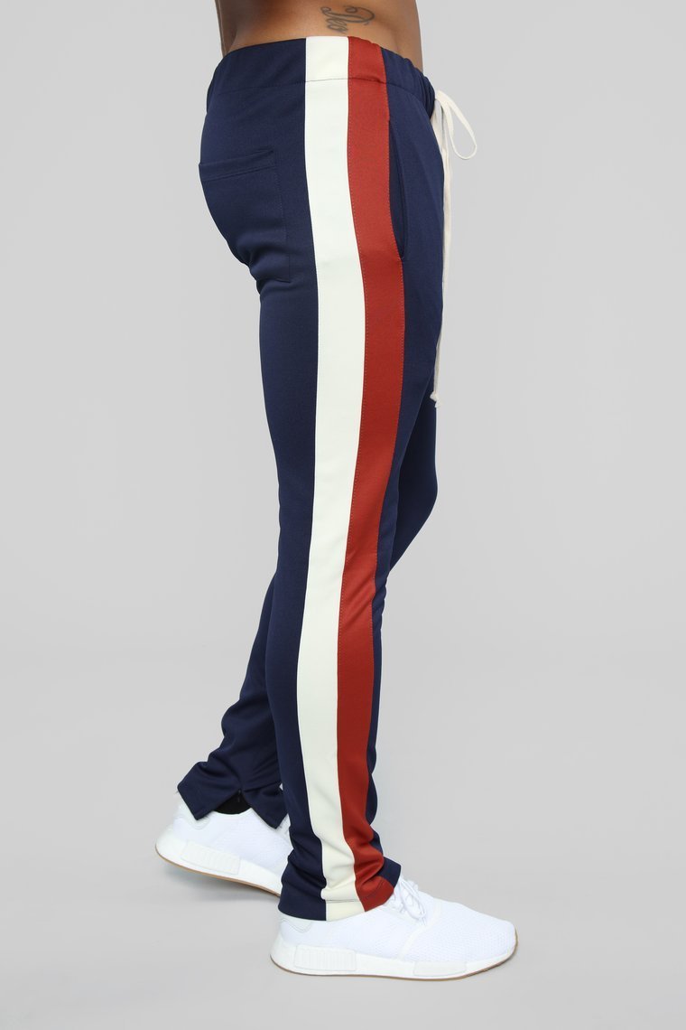Retro V2 Track Pants - Navy/Combo