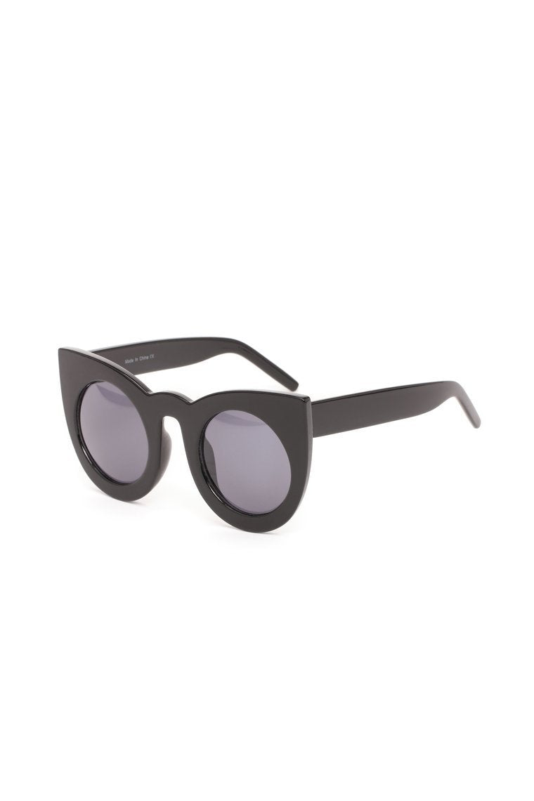 Why So Catty Sunglasses - Black