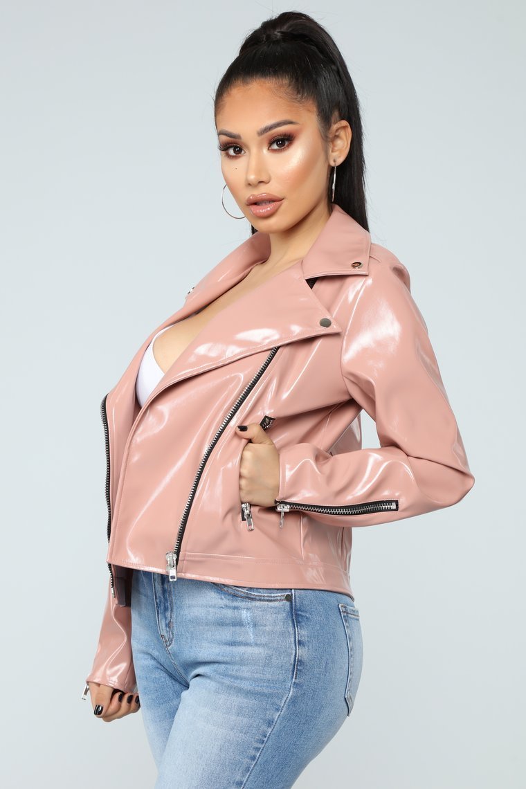 Ride Or Die Moto Jacket - Rose