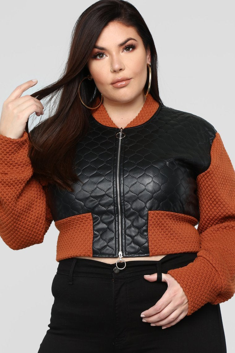 Veste Call Me First - Rouille / Combo