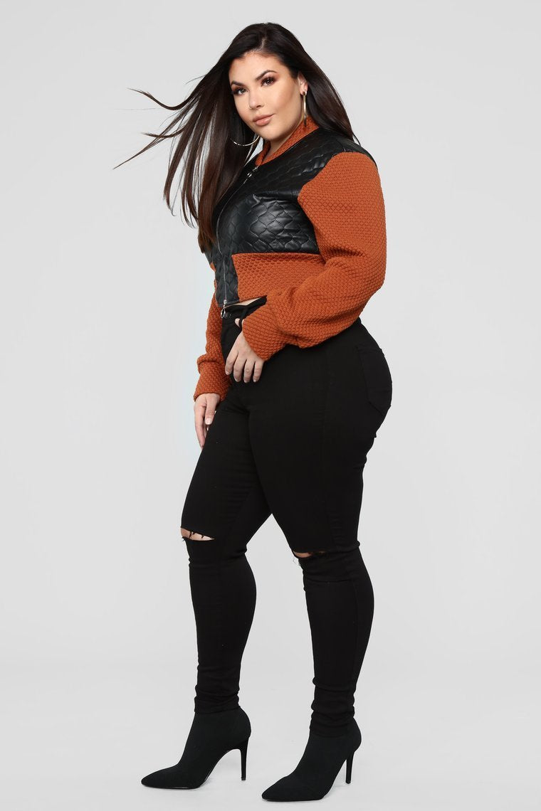 Veste Call Me First - Rouille / Combo
