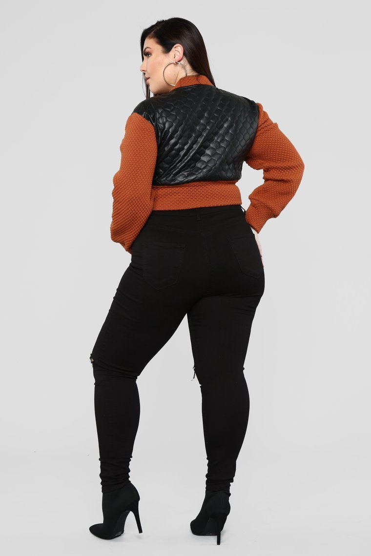 Veste Call Me First - Rouille / Combo