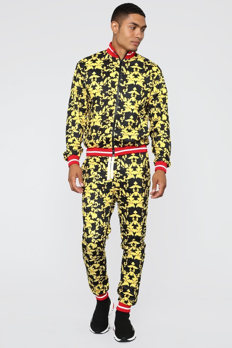 Keep Talkin' Joggers - Black/Gold