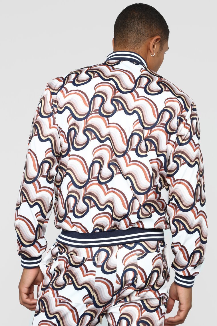 All About The Waves Track Jacket - MultiColor