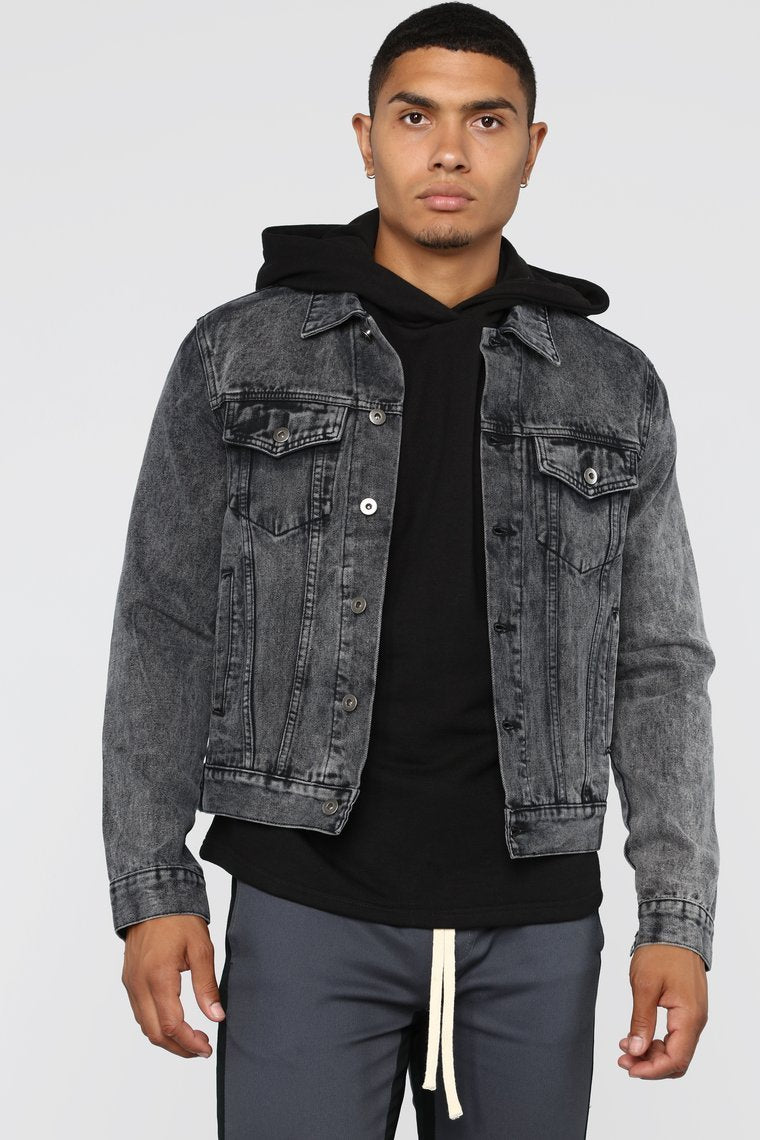 Evan Denim Jacket - Black