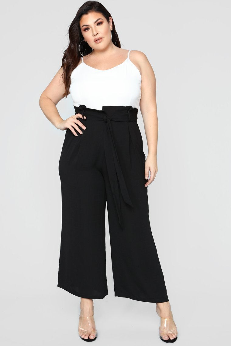 She's So Lucky Jumpsuit - Black
