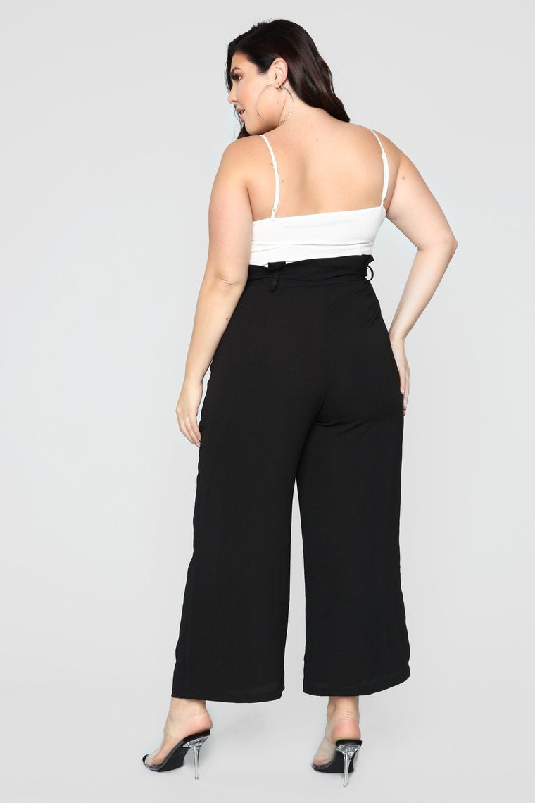 She's So Lucky Jumpsuit - Black