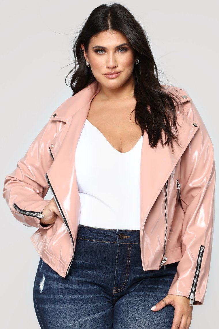 Ride Or Die Moto Jacket - Rose
