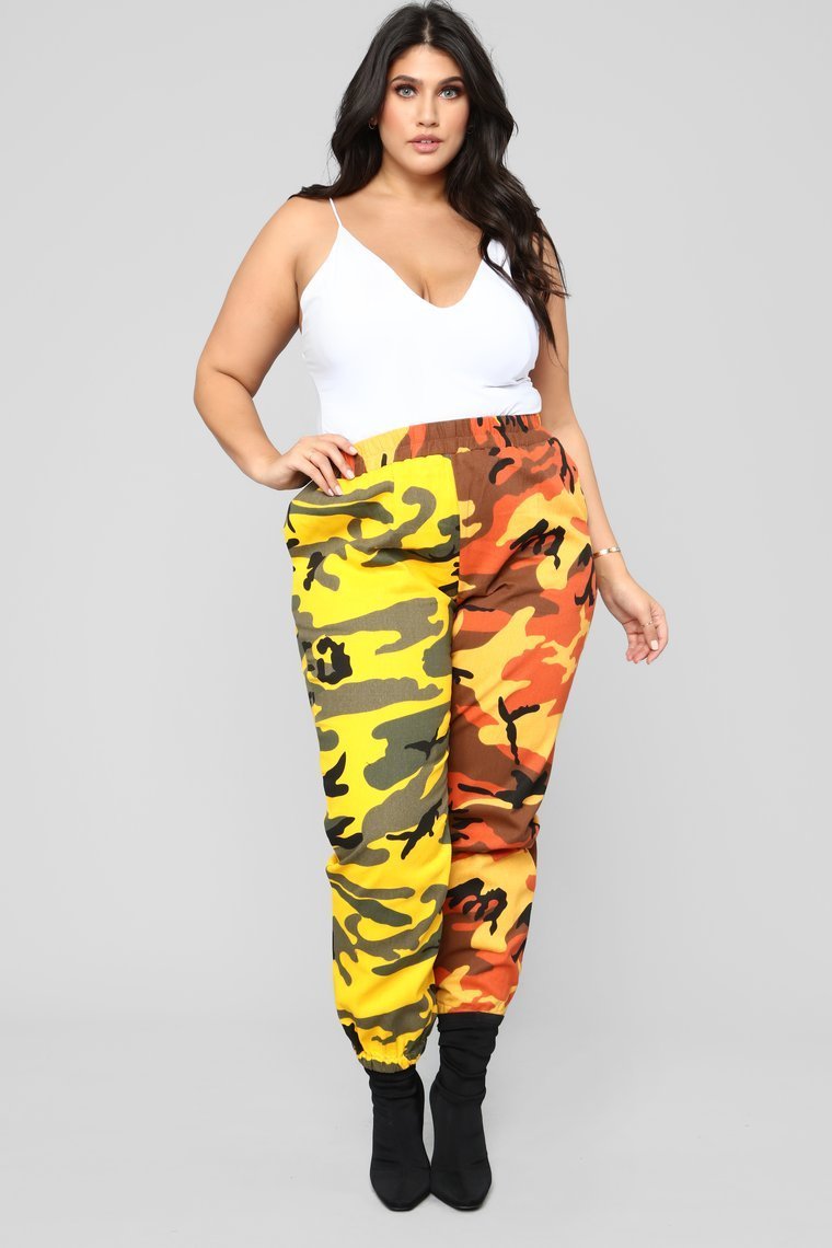 Masira Cargo Joggers - Orange/Olive
