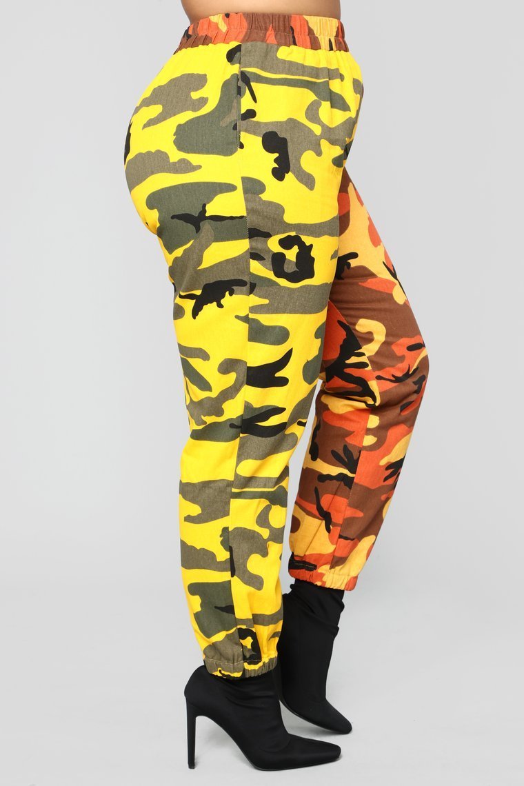 Masira Cargo Joggers - Orange/Olive
