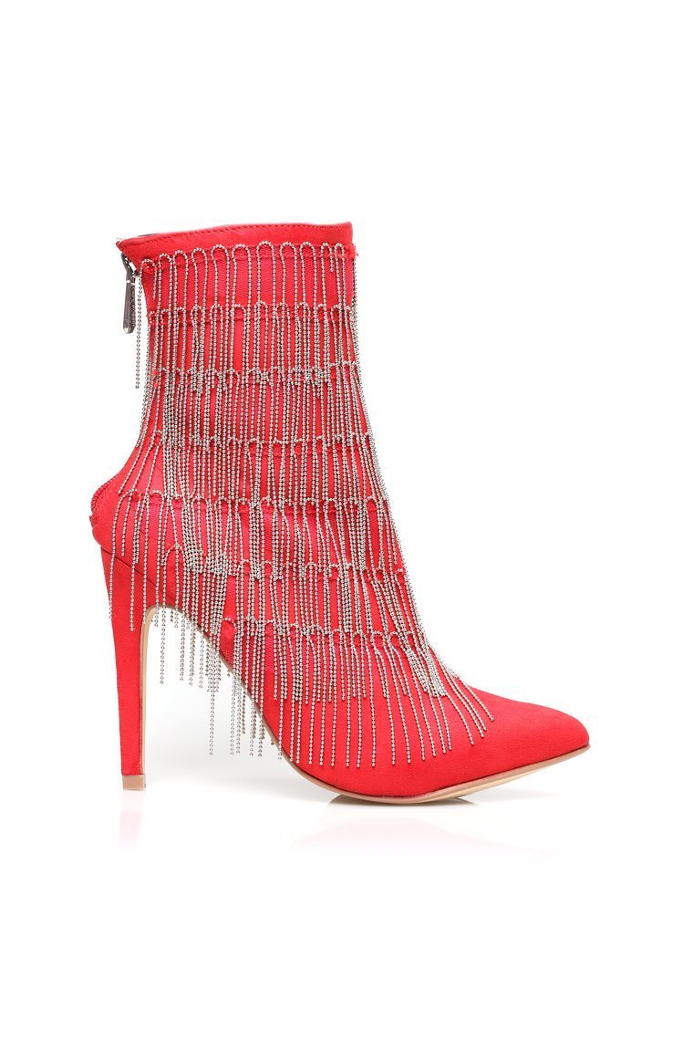 You Are A Rockstar Bootie - Red