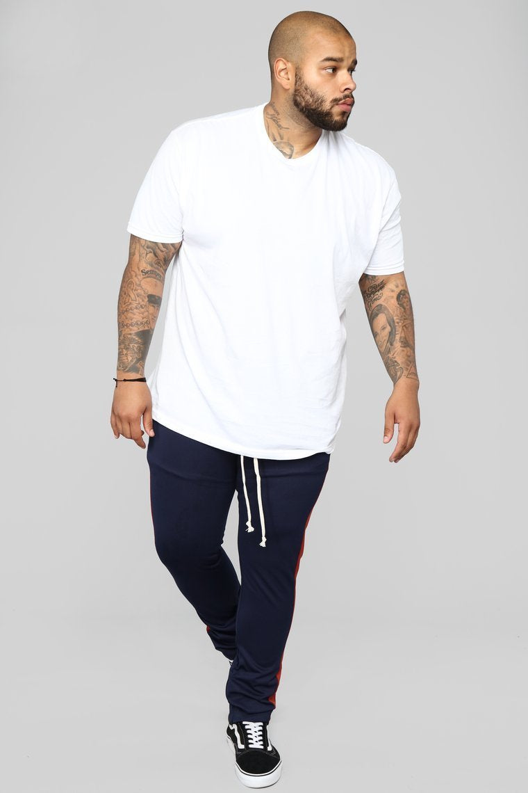 Retro V2 Track Pants - Navy/Combo