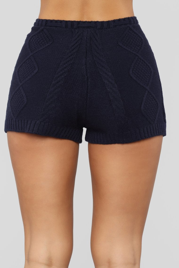 It's Only You Short Set-Navy
