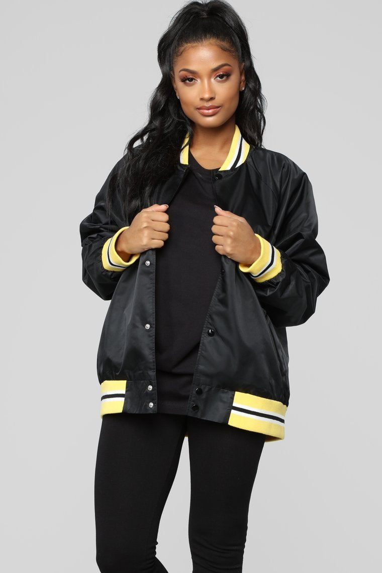 Torre Casual Jacket - Black/Yellow