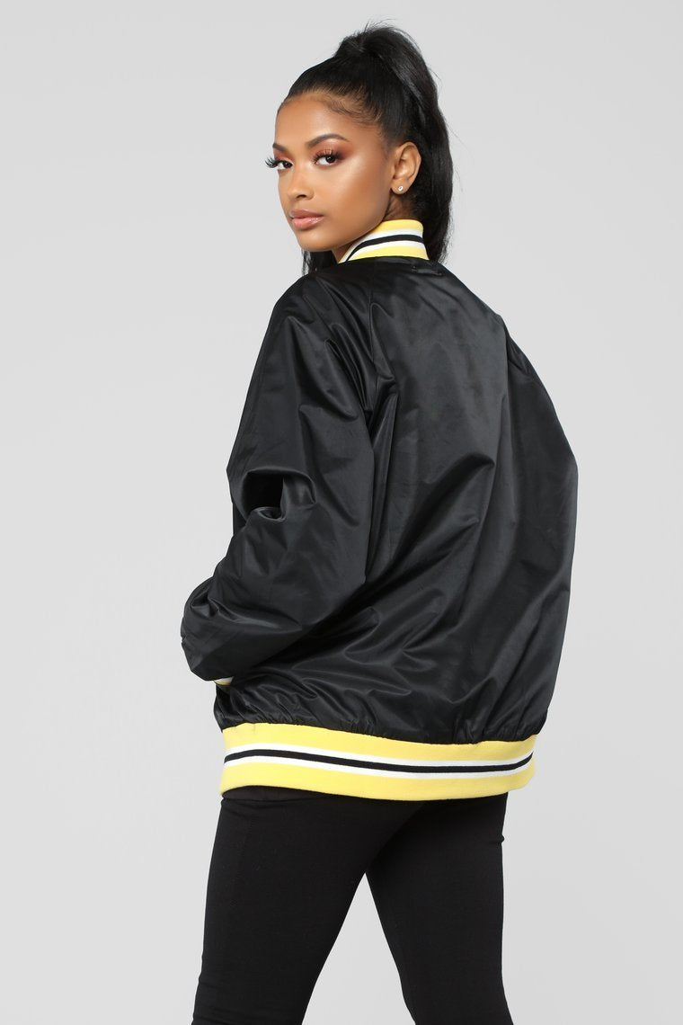 Torre Casual Jacket - Black/Yellow