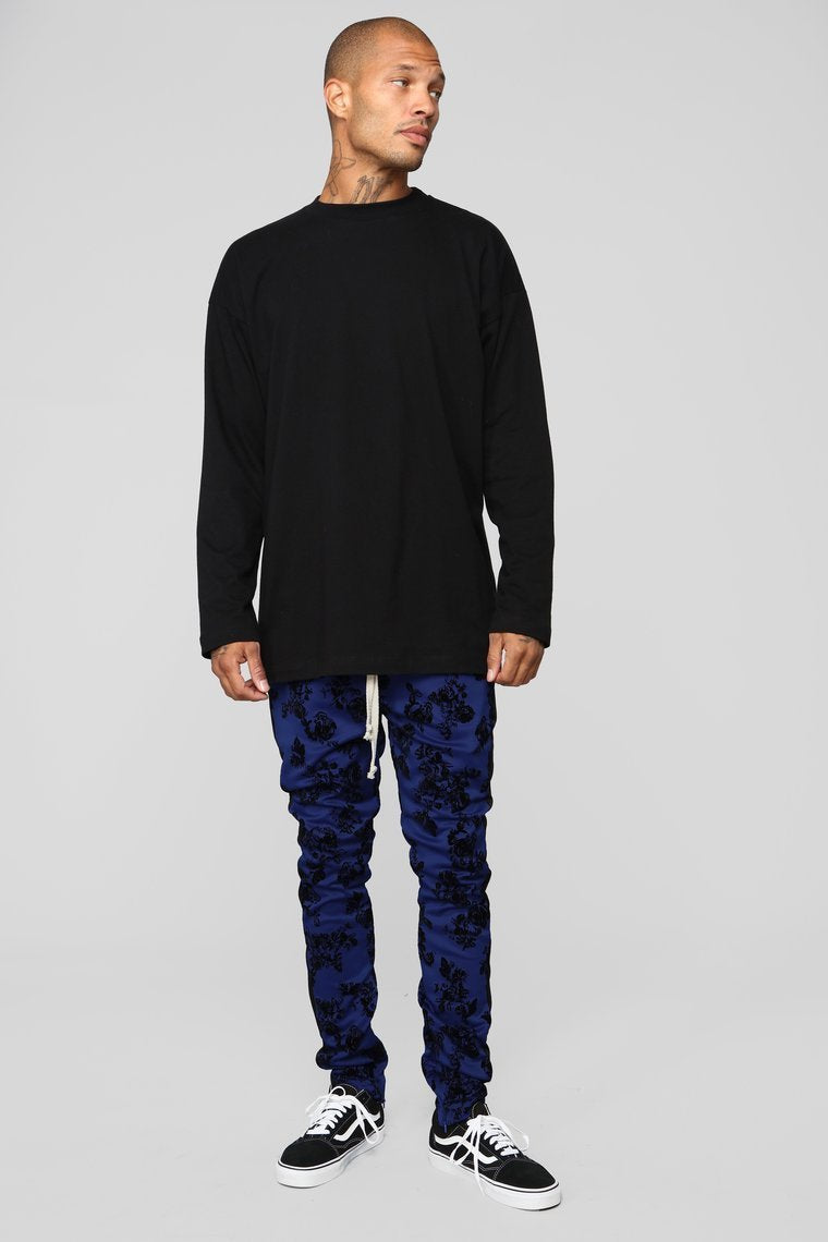 Petal To The Metal Track Pants - Blue