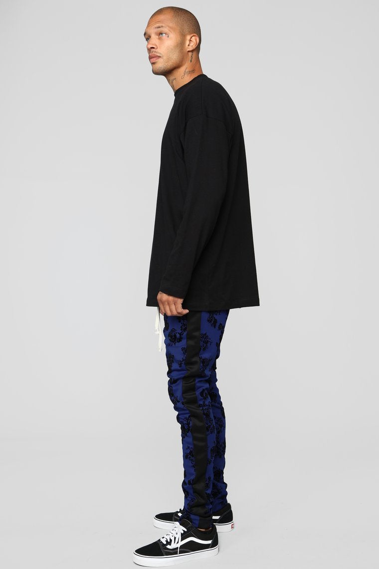Petal To The Metal Track Pants - Blue