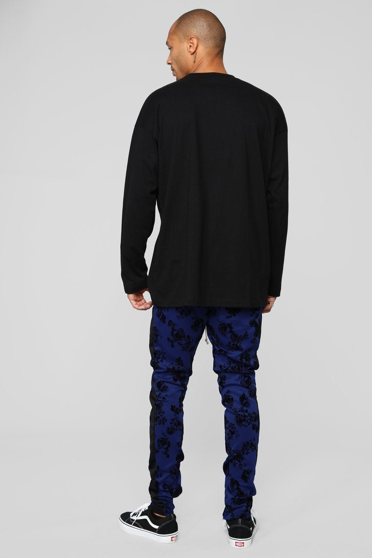 Petal To The Metal Track Pants - Blue