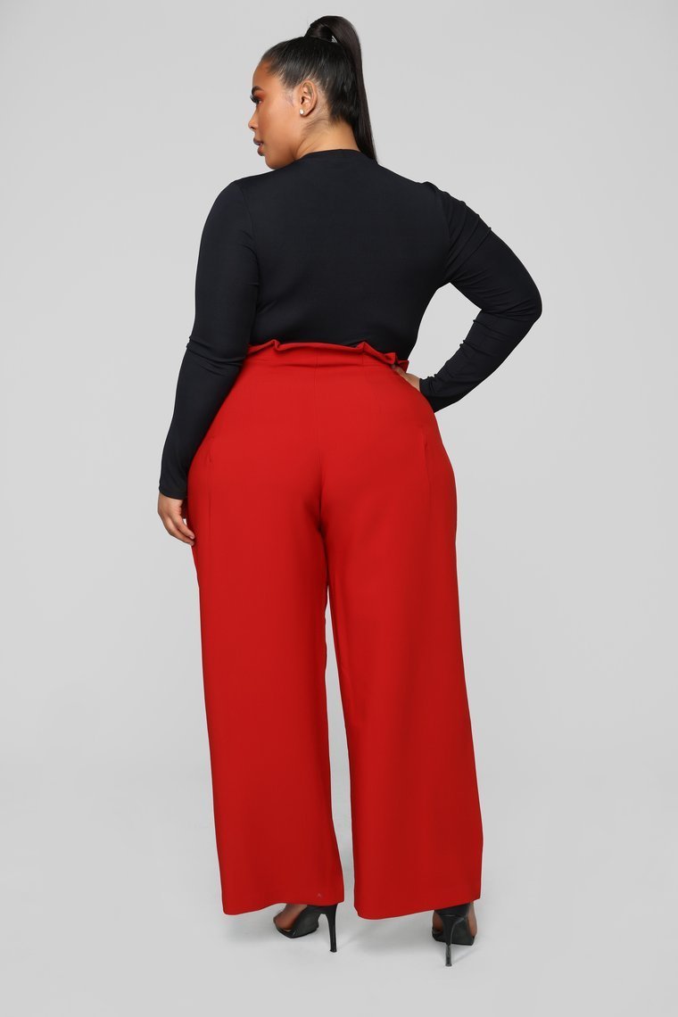 Gardons les pantalons simples-rouille