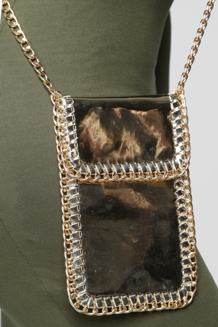 Sac à bandoulière "Up In Chains" - Or