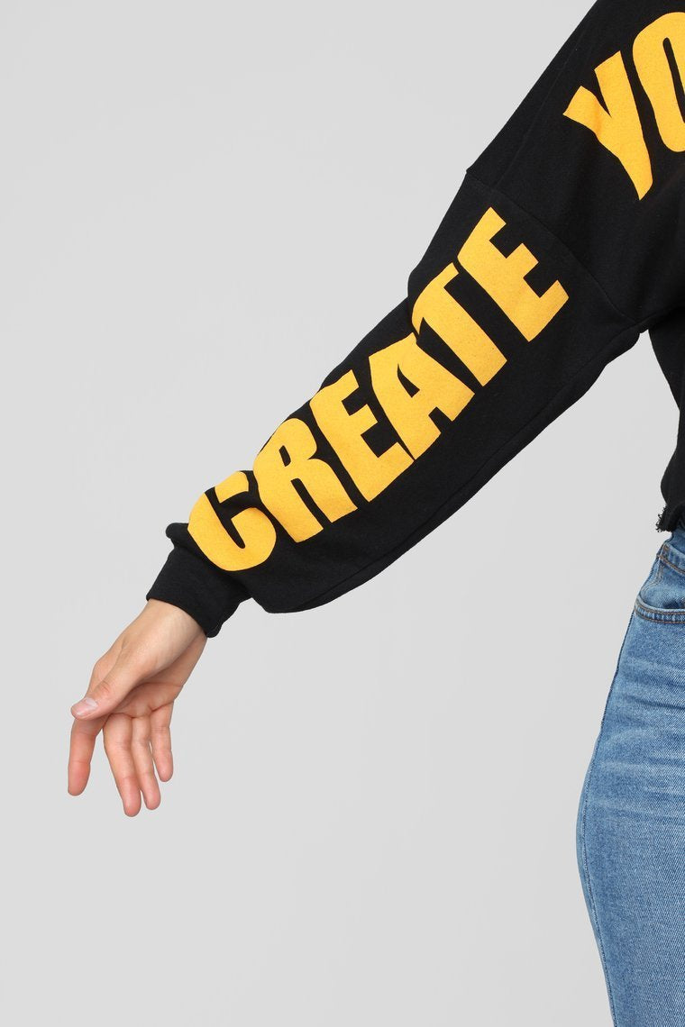Create Your Own Future Sweatshirt - Black