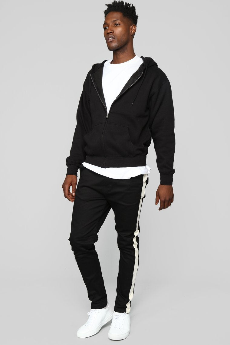 Territory Zip Hoodie - Black