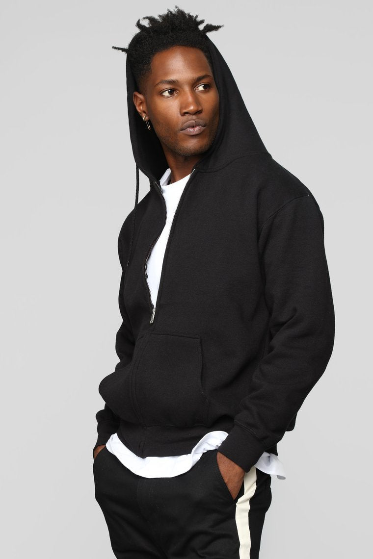 Territory Zip Hoodie - Black