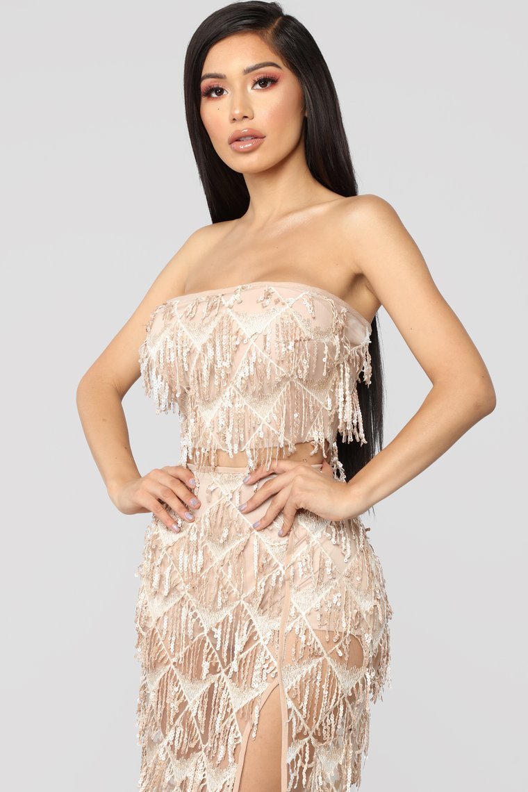 Ensemble de paillettes brillantes de diamants - Or rose