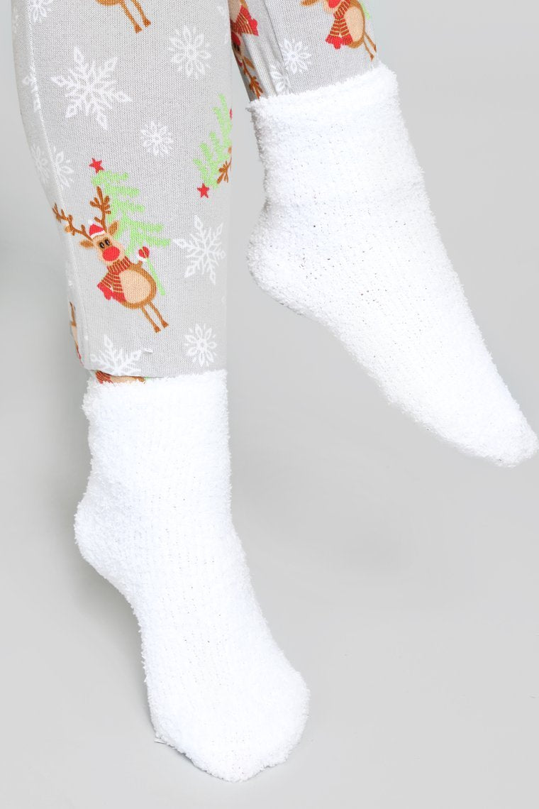 Holly Jolly PJ Set - Grey