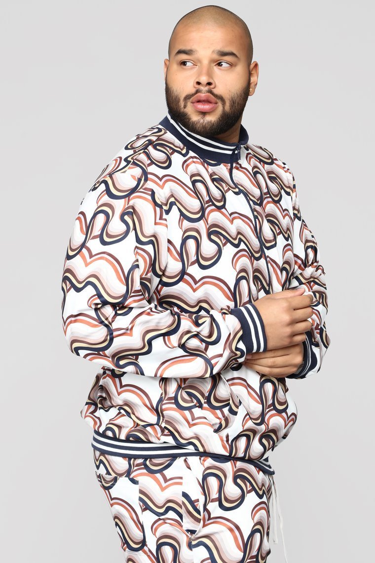 All About The Waves Track Jacket - MultiColor