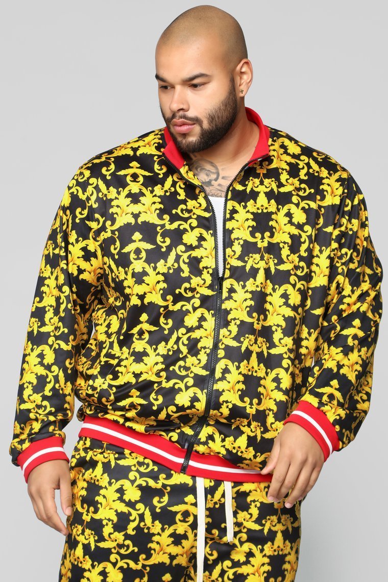 Keep Talkin' Jacket - Black/Gold