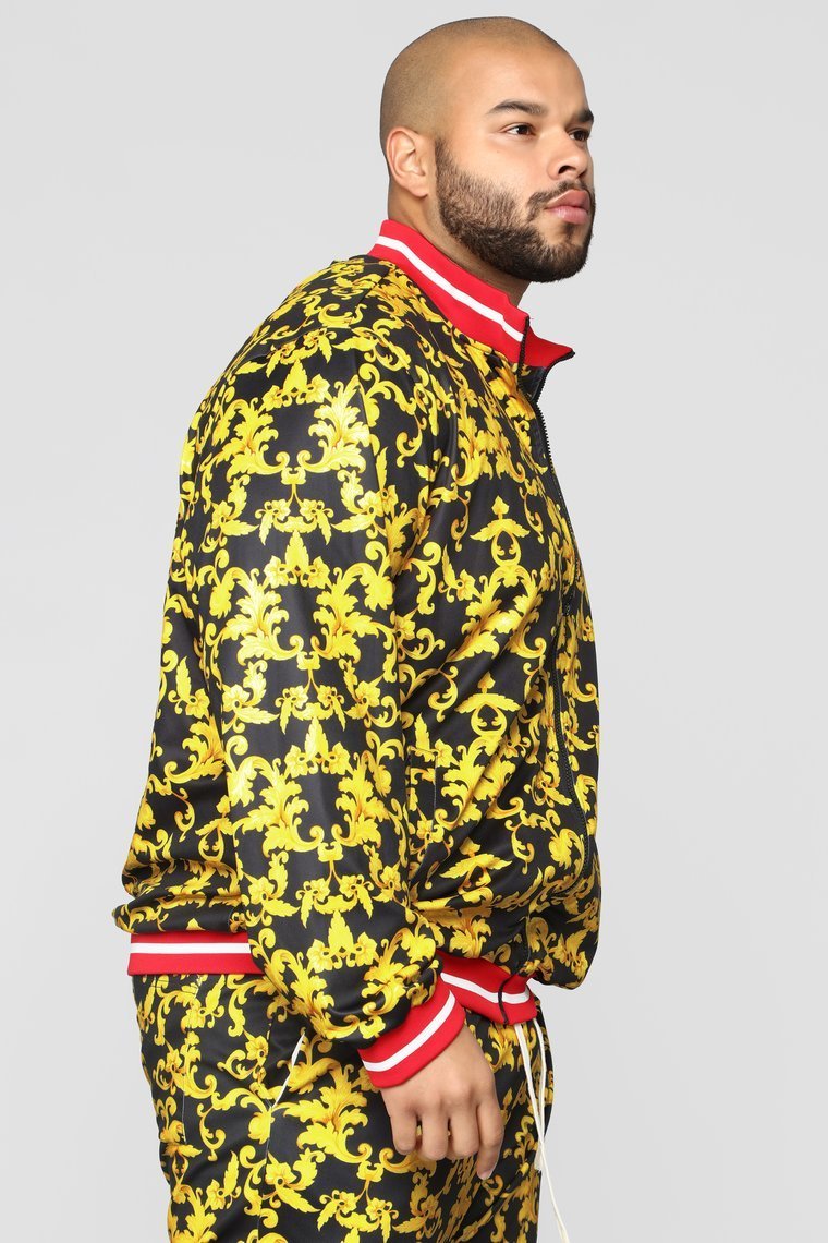 Keep Talkin' Jacket - Black/Gold