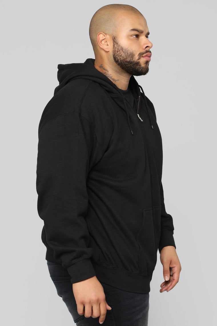 Territory Zip Hoodie - Black
