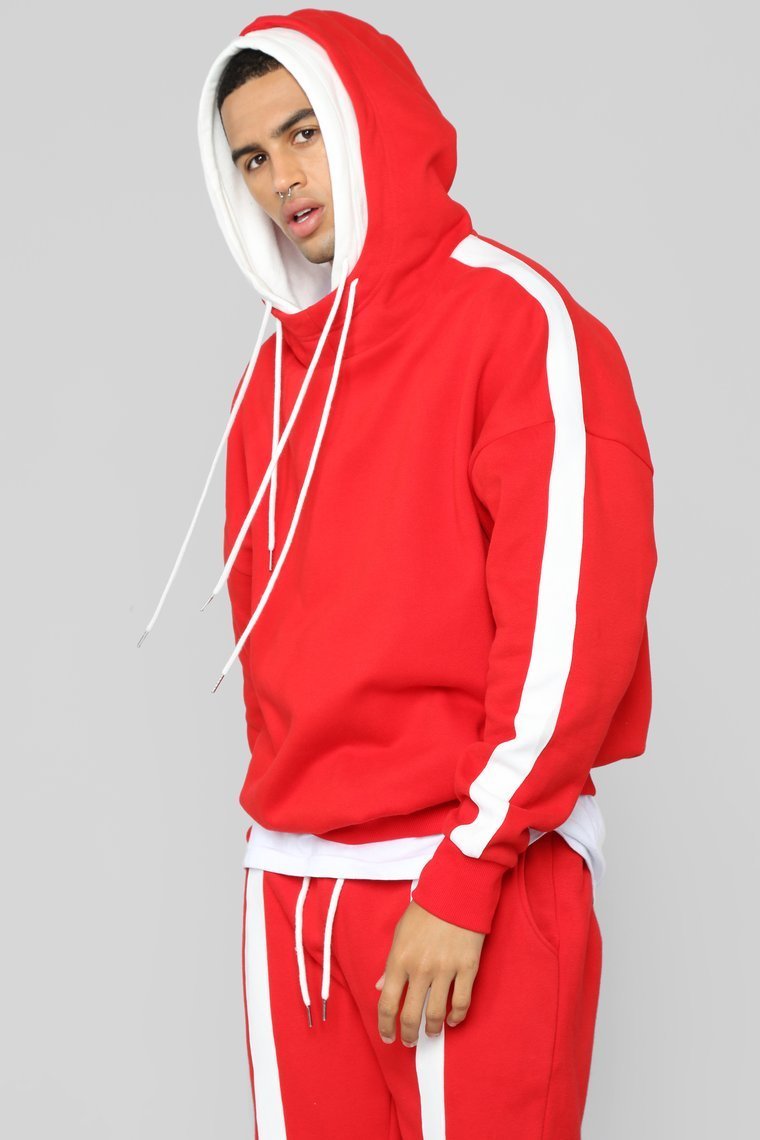 Redemption Hoodie - Red/White