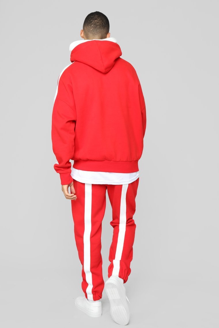 Redemption Hoodie - Red/White