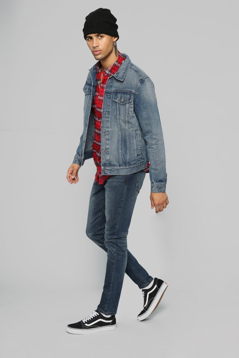Atrox Denim Jacket - Dark Wash