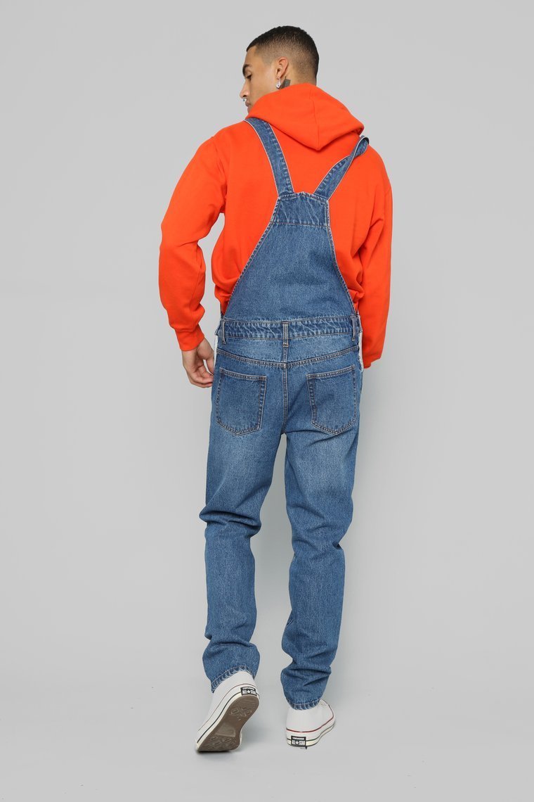 Lennie Overalls - Medium Blue Wash