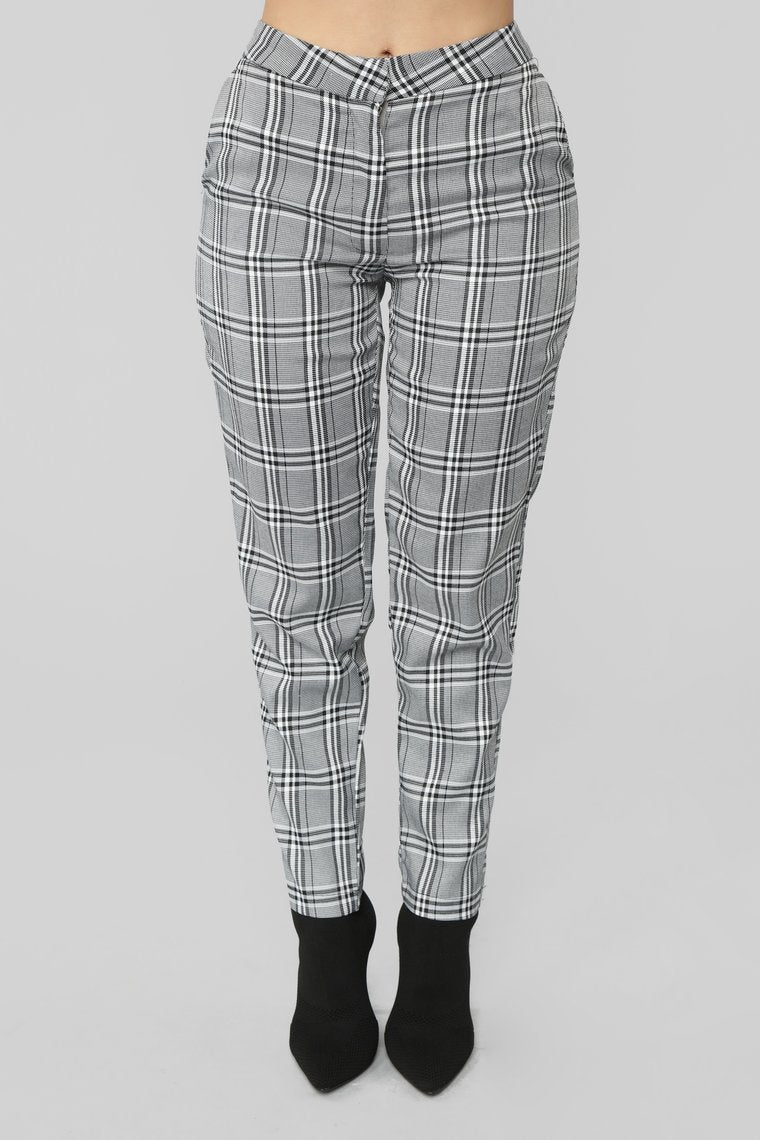 I'm The Boss Suit Set - Grey Plaid