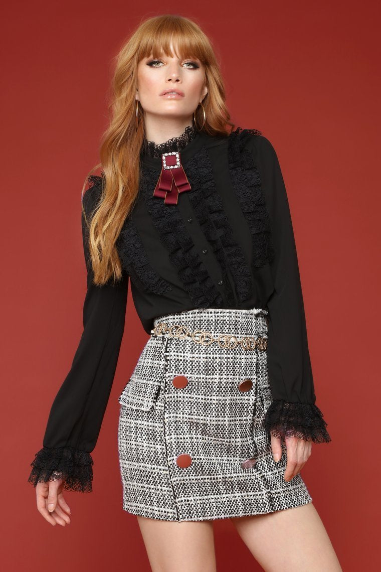 Everywhere I Go Top - Black