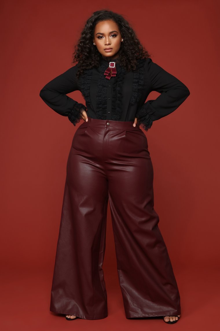 Emotional Gangster Trouser - Burgundy