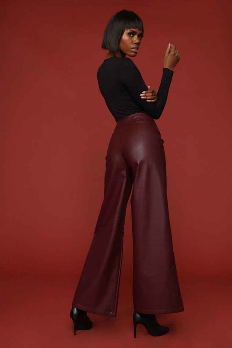 Emotional Gangster Trouser - Burgundy