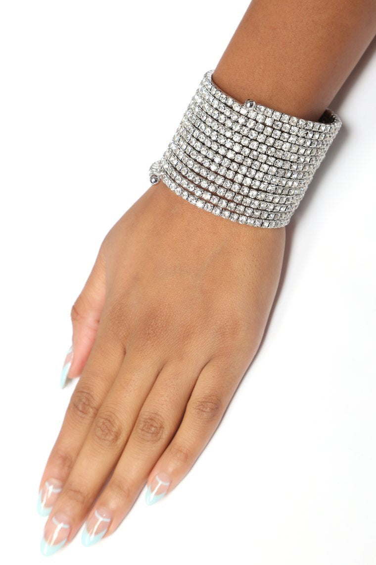 Blingin' On Them Bracelet - Silver
