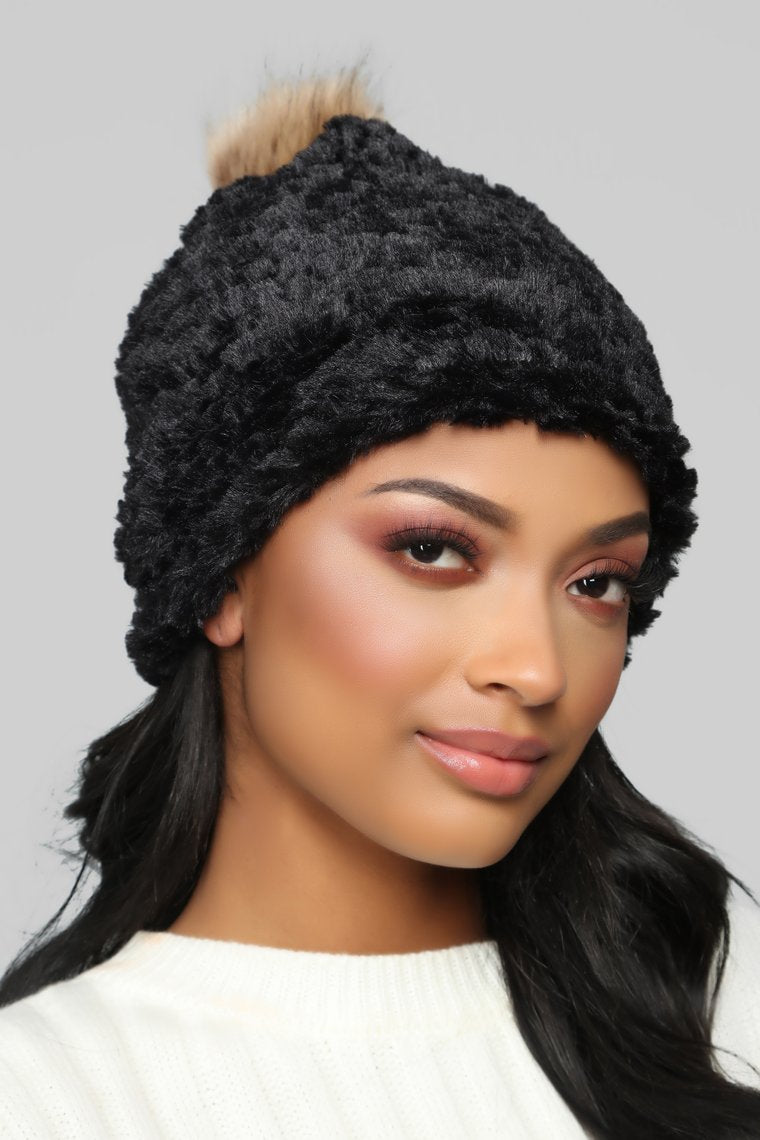 Bonnet All Cozied Up - Noir