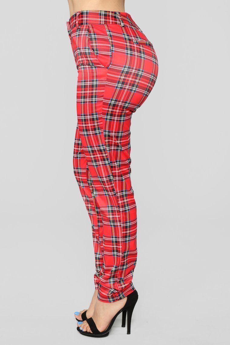 Here With You Pant Set - Red