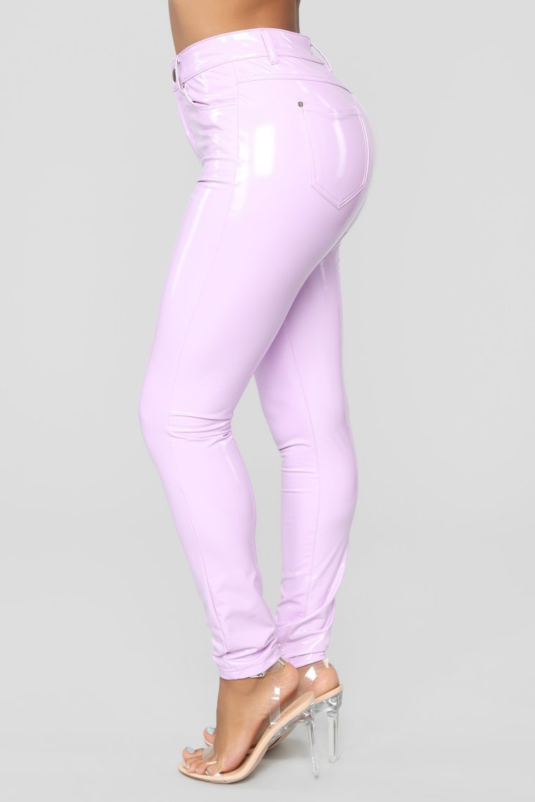The Vinyl Countdown Pants - Lilac