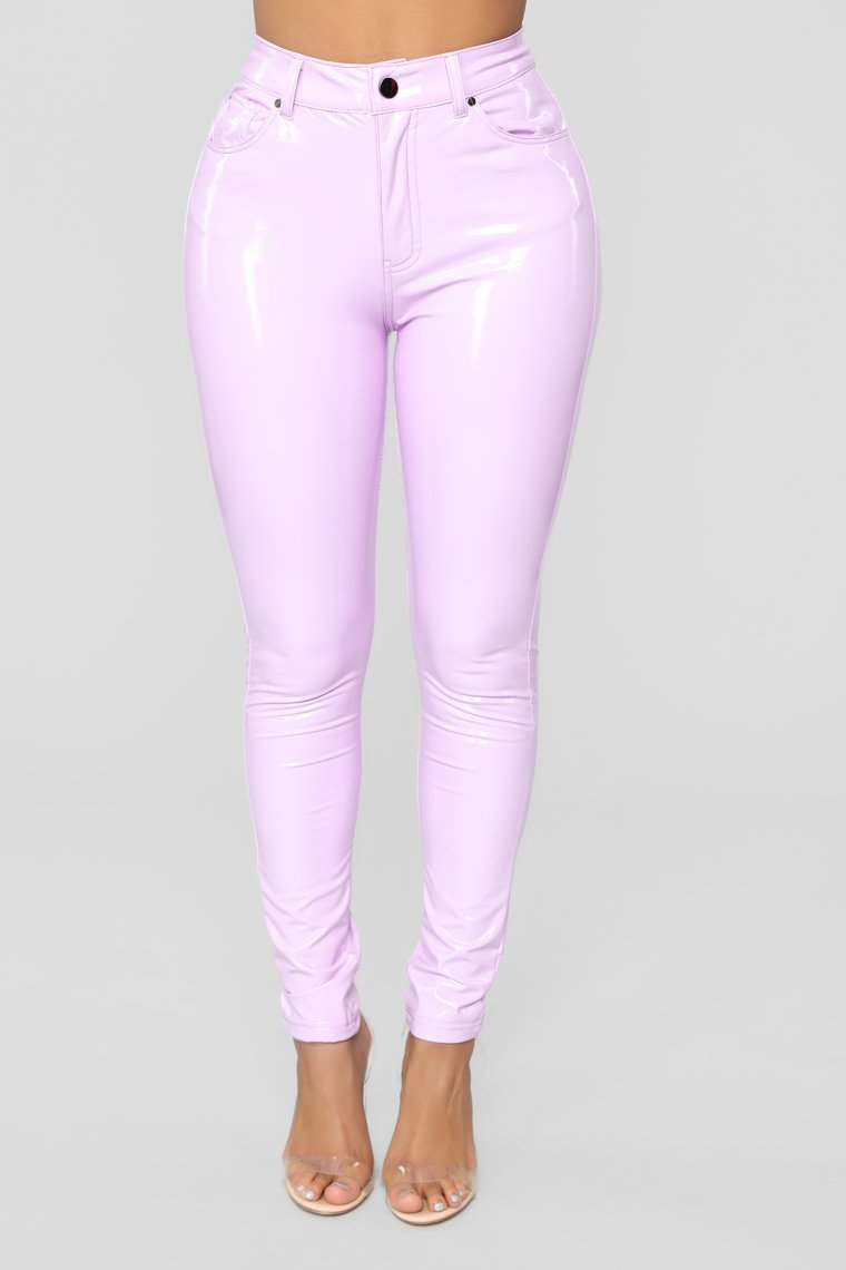 The Vinyl Countdown Pants - Lilac