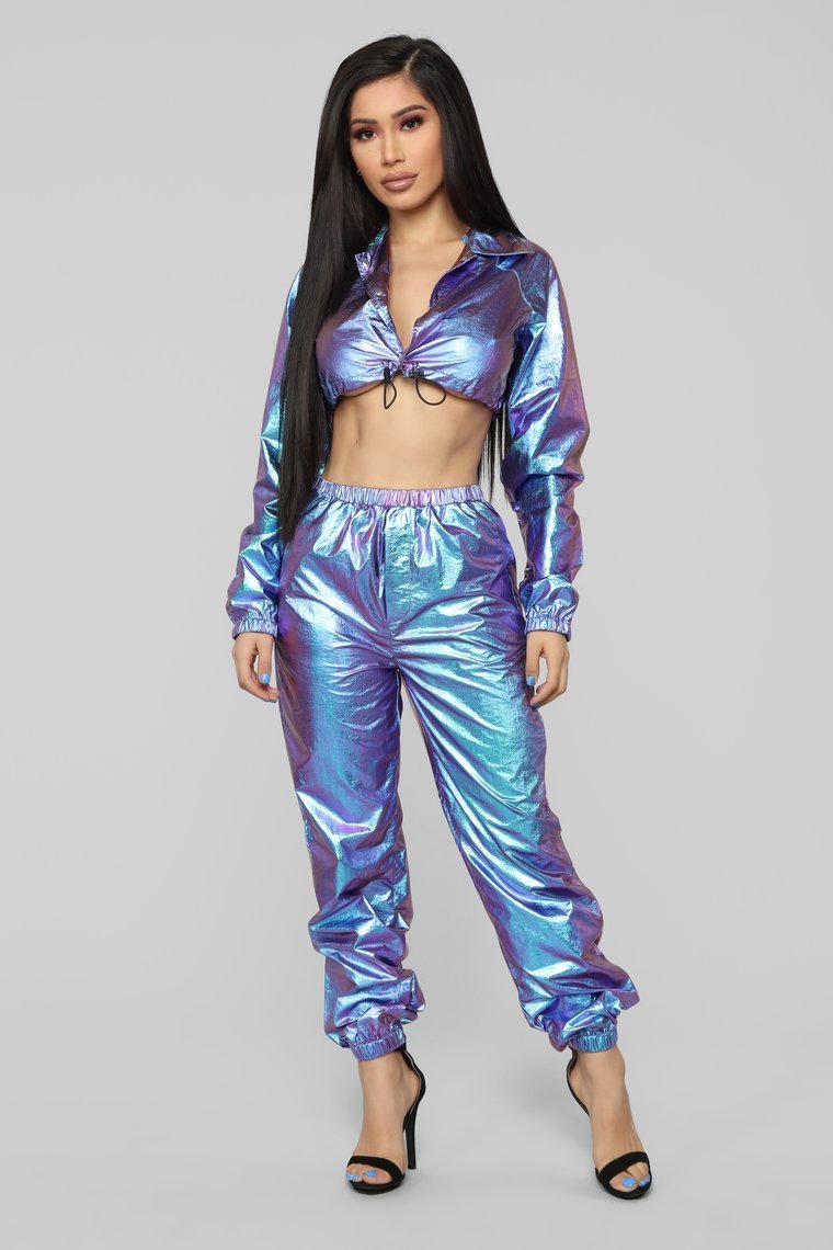 Mermaid Jogger Lounge Set - Purple