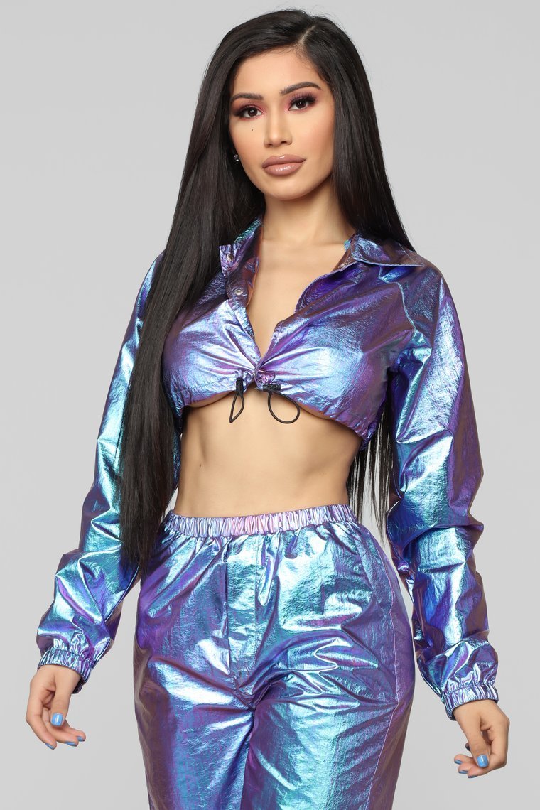 Mermaid Jogger Lounge Set - Purple