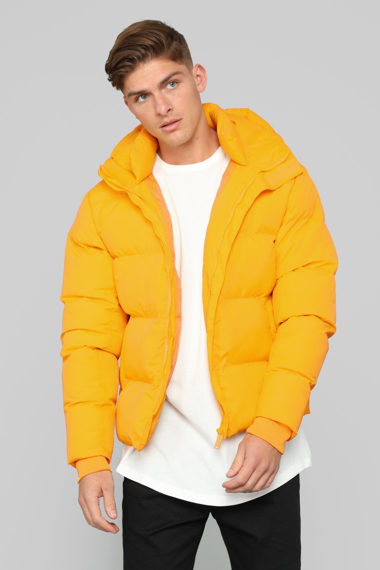 Classic Puffer Jacket - Yellow