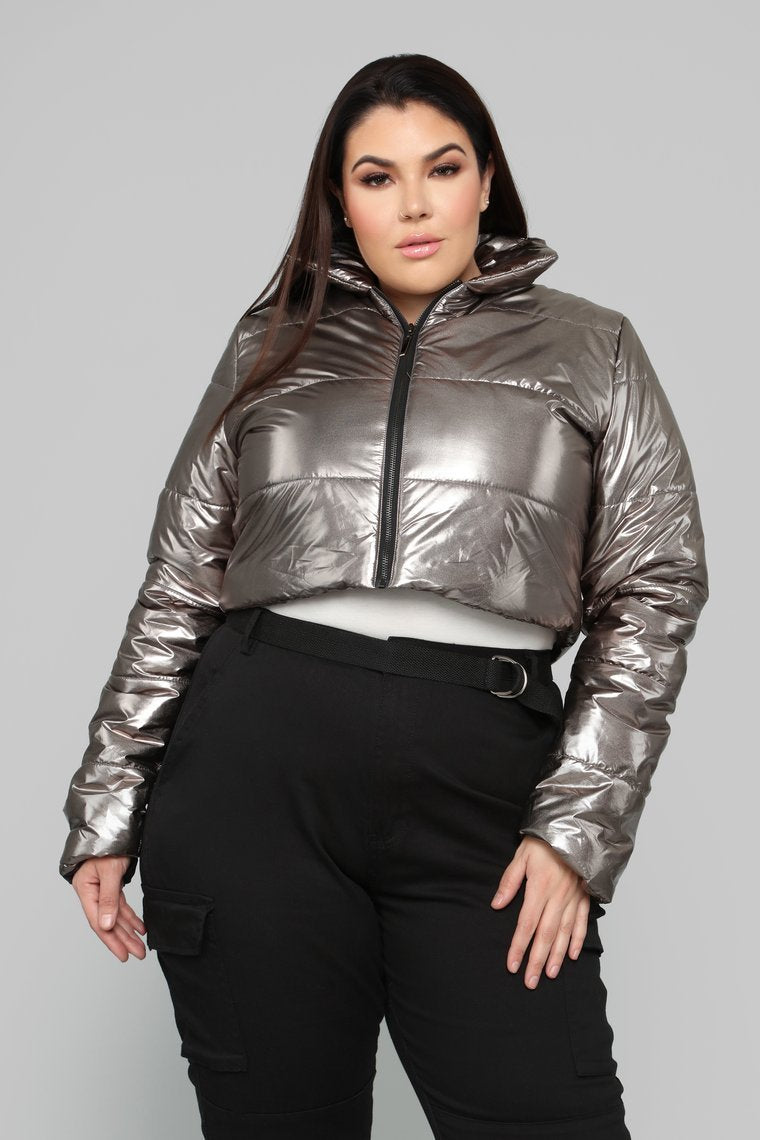 Going To The Moon Jacket - Silver